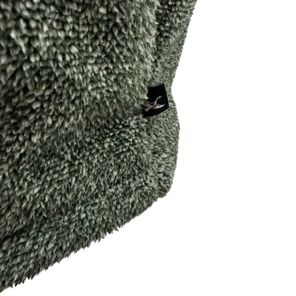 Eddie Bauer Cowl Neck Sweater 4-Button Super Soft Plush Womens Size Large Green - Picture 9 of 10